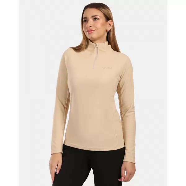  Fleece-Sweatshirt für Damen KILPI ALMERI-W ZL0211KI BEIGE 