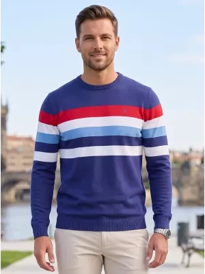 Herrenpullover ALTISPORT GABRIEL DUNKELBLAU