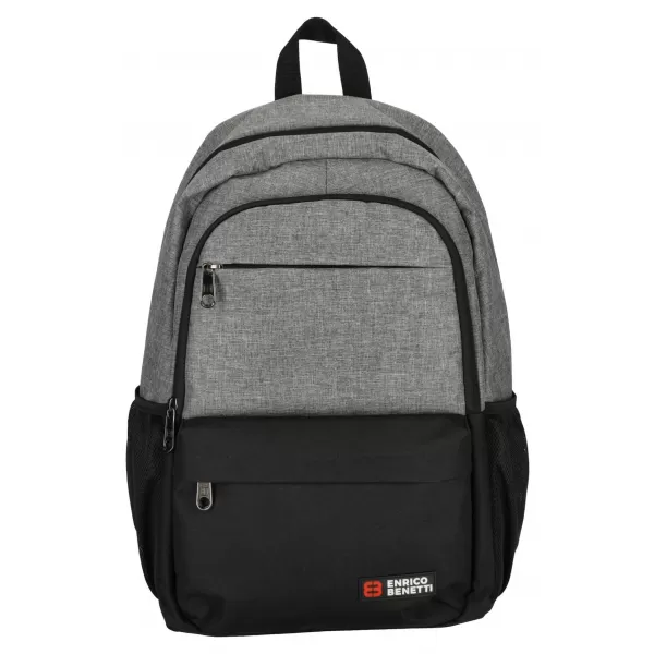 Rucksack ENRICO BENETTI HAMBURG NOTEBOOK BACKPACK 23 L HELLGRAU 