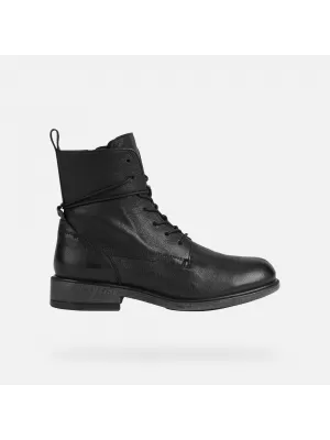 Damen-Stiefeletten GEOX CATRIA SCHWARZ