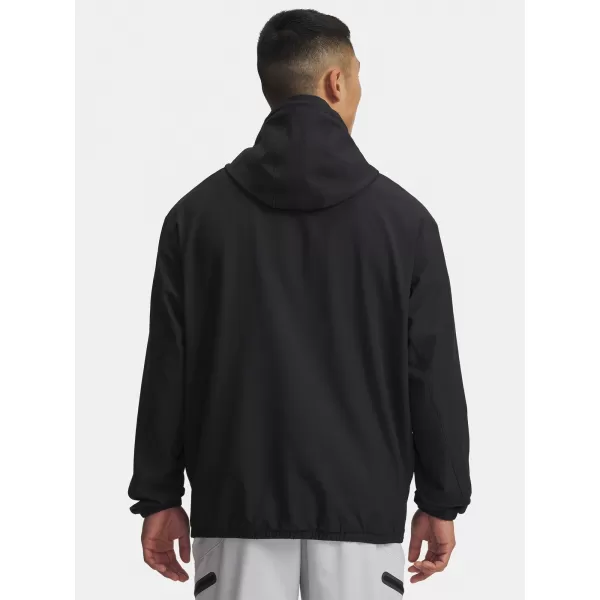  Herren-Sweatshirt UNDER ARMOUR UA UNSTOPPABLE WVN HOODIE 6003864-001 SCHWARZ 