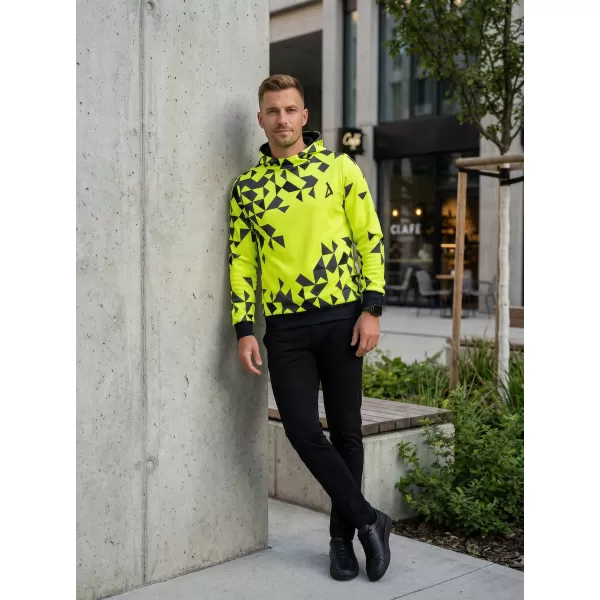  Hochwertiges Funktions-Sweatshirt für Herren ALTISPORT VOJ/ALM108MI01 NEONGELB 