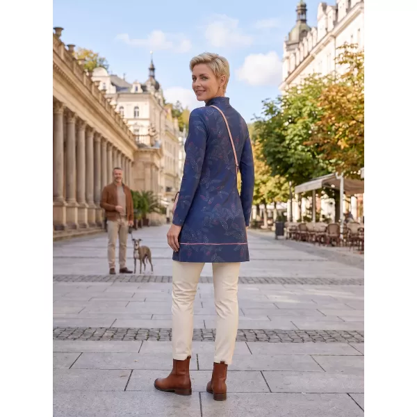  Rollkragenpullover für Damen ALTISPORT GWENITH DUNKELBLAU 
