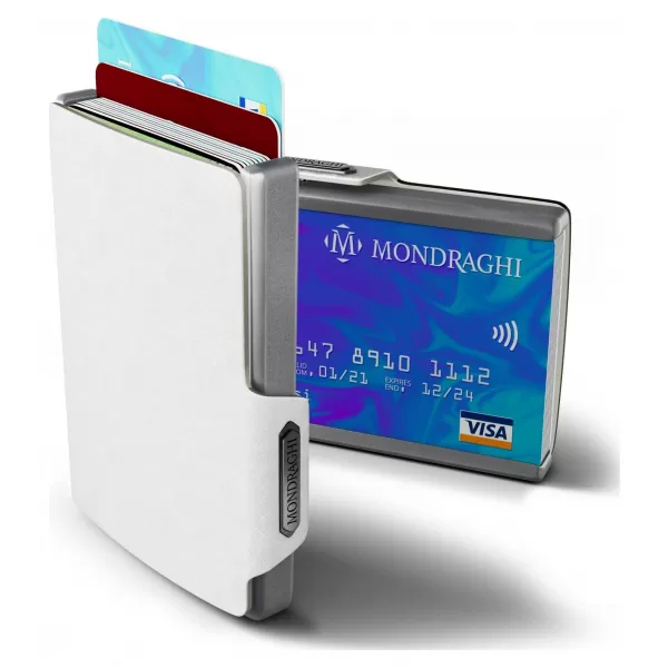  Geldbörse MONDRAGHI SAFFIANO WEIß 