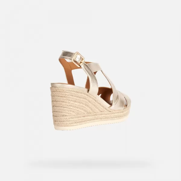  Damensandalen GEOX PONZA GOLDEN 