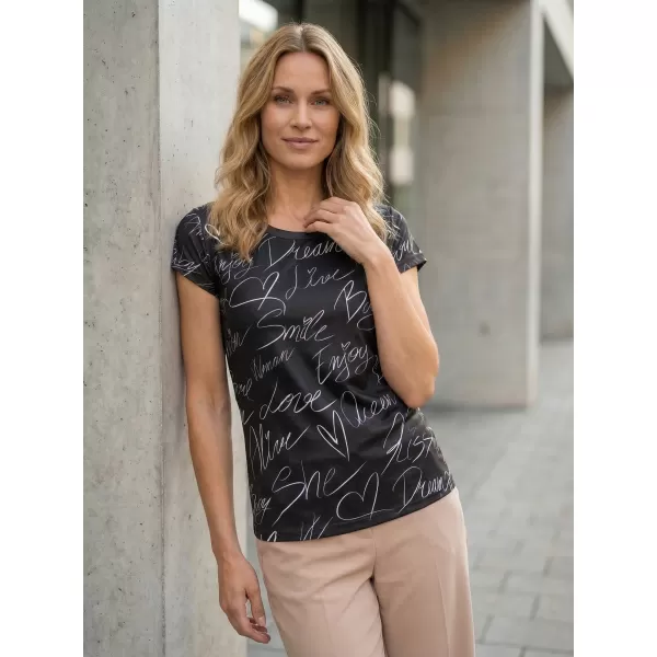  Damen Freizeitshirt Premium ALTISPORT VOJ/ALW084TR06 SCHWARZ 