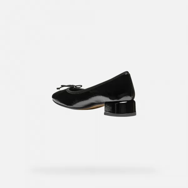  Damenschuhe mit Absatz GEOX FLORETIA SCHWARZ 