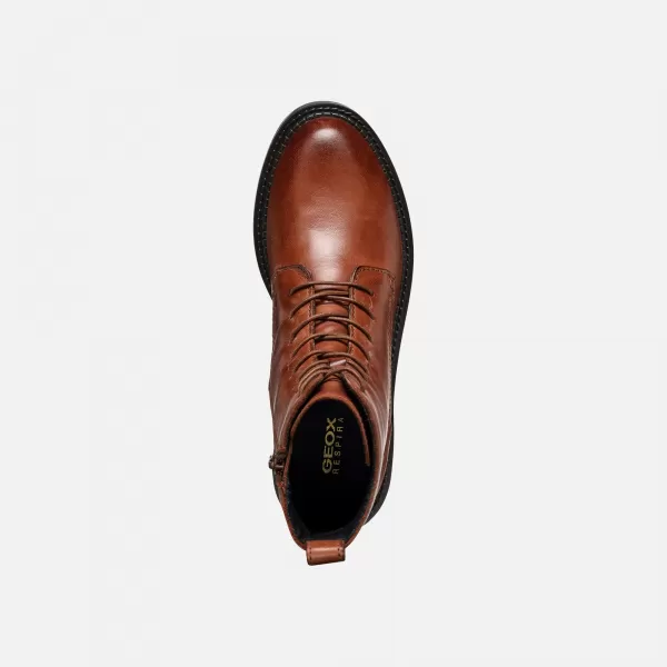  Damen-Stiefeletten GEOX SERILDA HELLBRAUN 