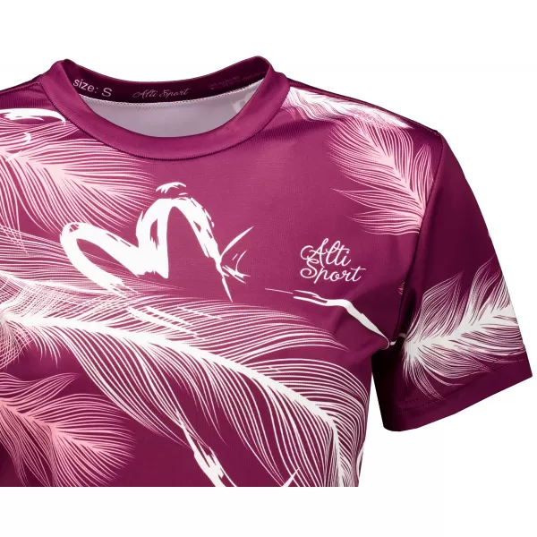  Premium-Crop-Top für Damen ALTISPORT VOJ/ALW001TR07 FUCHSIOVÁ FUCHSIE 