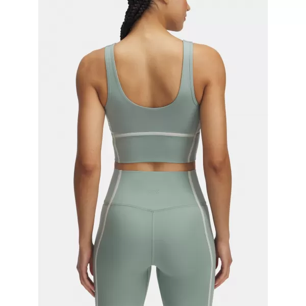  Damen-Tanktop UNDER ARMOUR MERIDIAN PIPED CROP TANK 6003529-348 GRÜN 