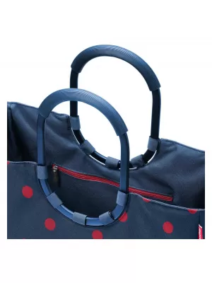 Handtasche REISENTHEL LOOPSHOPPER L FRAME GEMISCHTE PUNKTE ROT