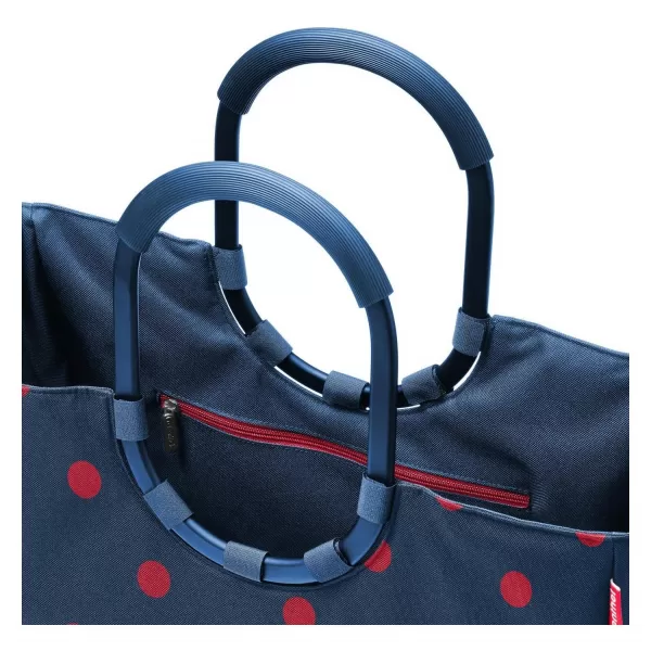  Handtasche REISENTHEL LOOPSHOPPER L FRAME GEMISCHTE PUNKTE ROT 