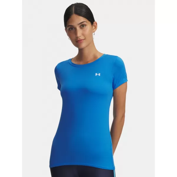  Damen-T-Shirt UNDER ARMOUR TECH MESH SS 1328964-402 BLAU 