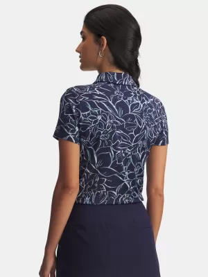 Damen-T-Shirt UNDER ARMOUR UA PLAYOFF 3.0 PRINTED POLO 1387148-411 BLAU