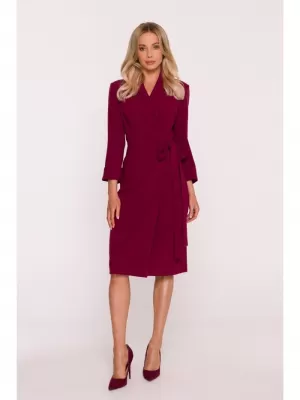 Kleid STYLOVE S415 KASTANIENBRAUN