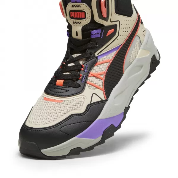  Stiefel PUMA TRINITY MID HYBRID 39232703 MÜSLIR/SCHWARZ/FEURIGE KORALLE 