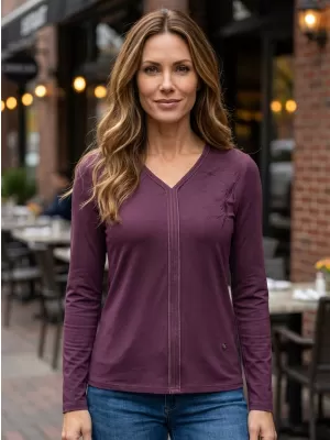 Damen-T-Shirt KIXMI VIOLETTE LILA