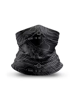 Halstuch PENTAGON SKIRON TOPOGRAPHIC MAP K14013 SCHWARZ
