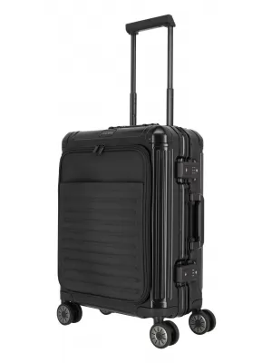 Koffer TRAVELITE NEXT 4W S FRONT POCKET SCHWARZ