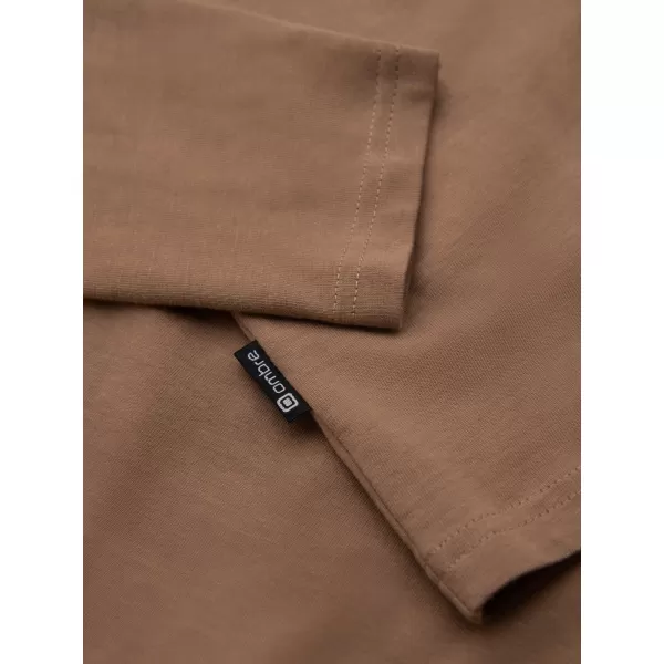  Hemd OMBRE OM-LSPT-0131 HELLBRAUN 