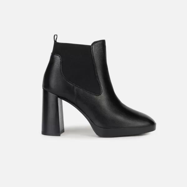  Damen-Schnürschuhe GEOX TEULADA SCHWARZ 