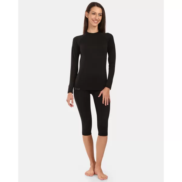  Thermo-T-Shirt für Damen KILPI CAROL-W ZL0503KI SCHWARZ 