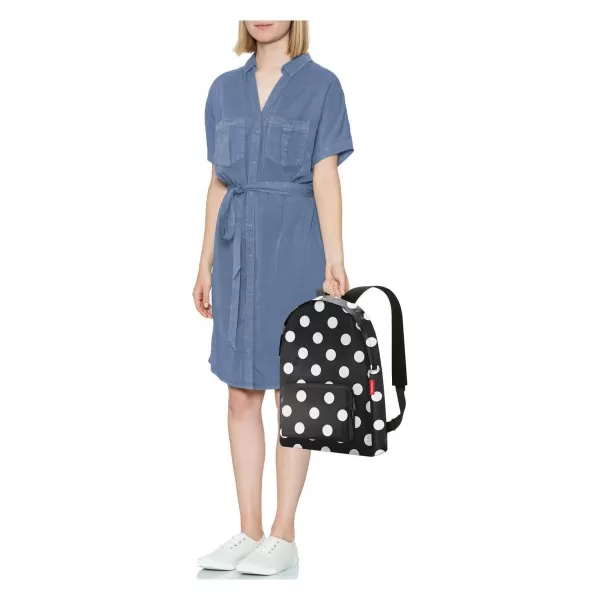  Rucksack REISENTHEL MINI MAXI RUCKSACK PUNKTE WEIß 