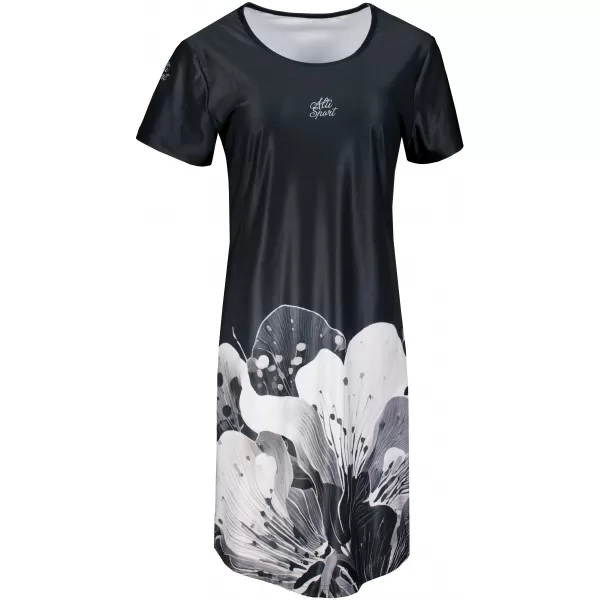  Erweitertes Premium-T-Shirt für Damen ALTISPORT VOJ/ALW090SAT02 SCHWARZ 
