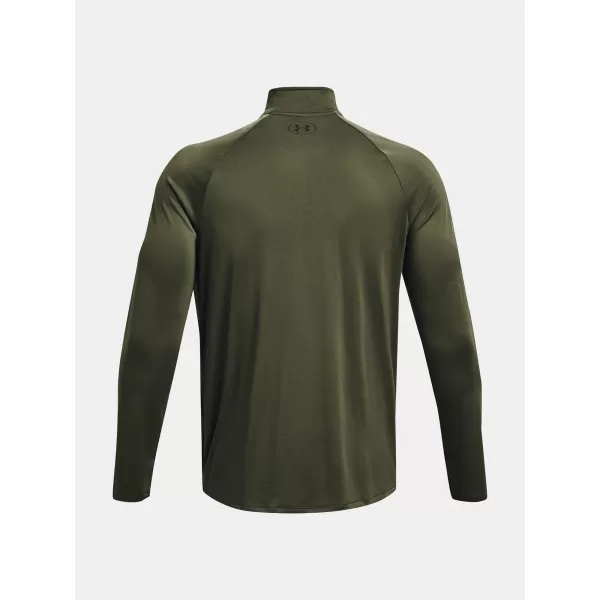  Herren-T-Shirt UNDER ARMOUR UA TECH 2.0 1/2 ZIP 1328495-392 GRÜN 