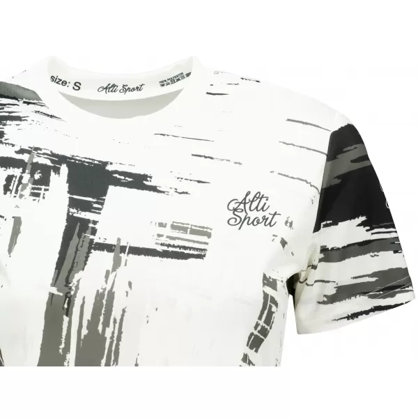  Premium-Crop-Top für Damen ALTISPORT VOJ/ALW010TR07 WEIß 