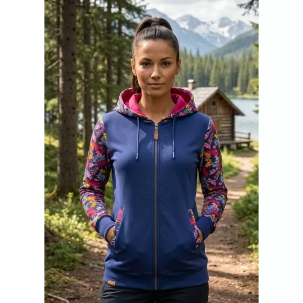 Damen-Sweatshirt ALTISPORT GALAH DUNKELBLAU 