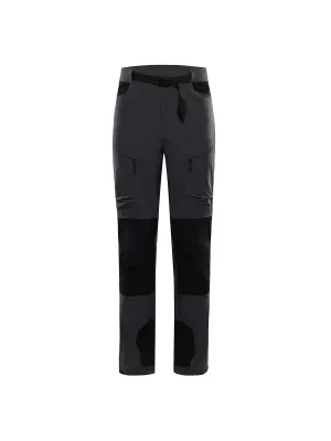 Softshellhose für Herren ALPINE PRO AKAN 2 DUNKELGRAU