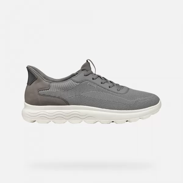  Herren-Sneaker GEOX SPHERICA PLUS DUNKELGRAU 