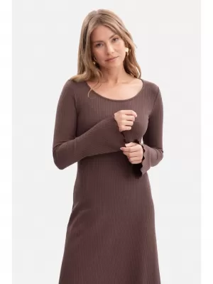 Kleid BEWEAR B308 BRAUN