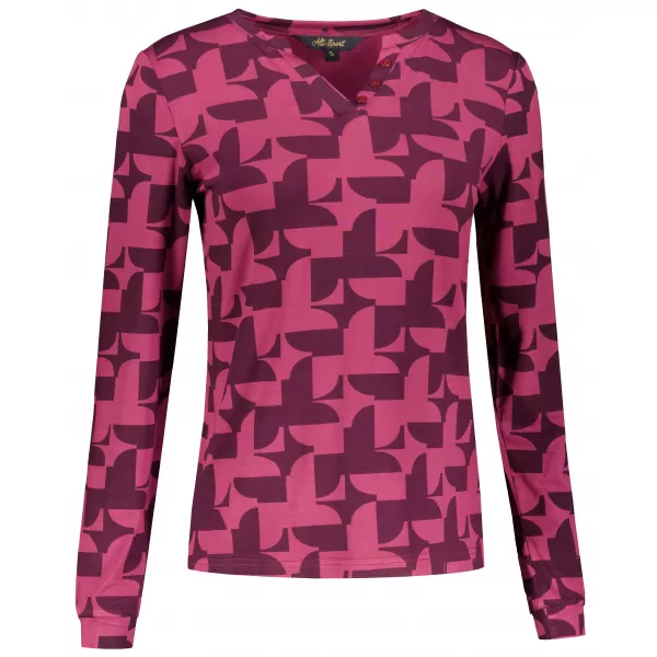  Damen-T-Shirt ALTISPORT GINA BURGUND 