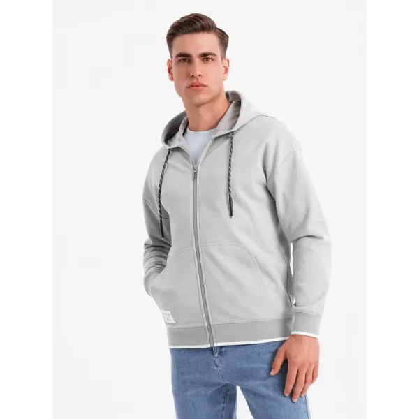  Herren -Sweatshirt OMBRE BLACK OM-SSZP-0210 GRAU 