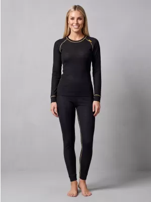 Thermo-Set für Damen ALTISPORT GOLDA SCHWARZ/GOLD