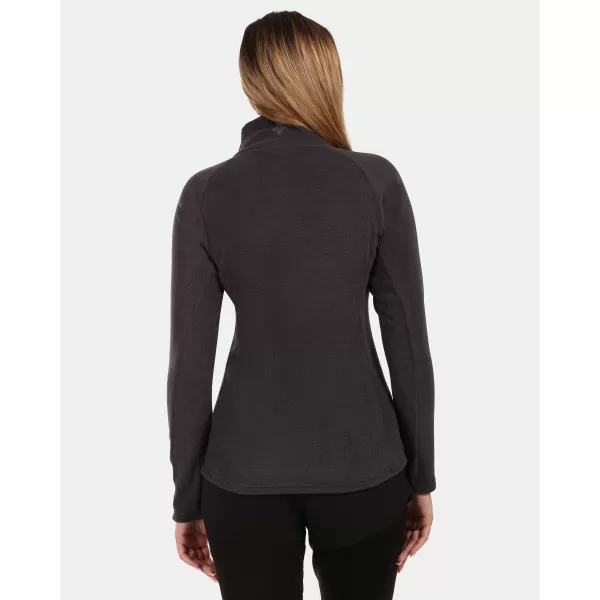  Fleece-Sweatshirt für Damen KILPI ALMERI-W ZL0211KI SCHWARZ 