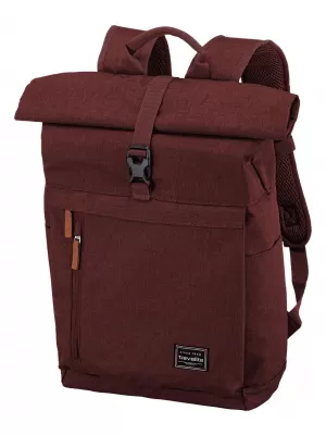 Rucksack TRAVELITE BASICS ROLL-UP BACKPACK BURGUND