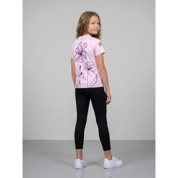  Funktionaler t -Shirt -Prämie von Kindern ALTISPORT VOJ/ALK075TR01 BABY PINK 