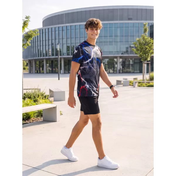  Männer funktionaler T -Shirt Premium ALTISPORT VOJ/ALM118TR01 BLITZ 
