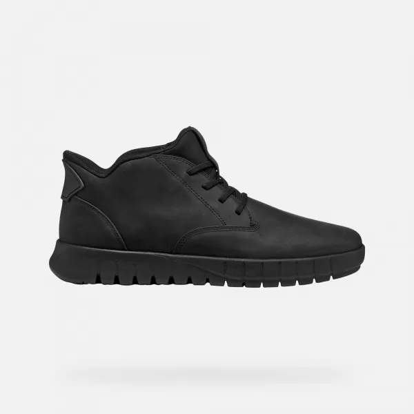  Herrenschuhe GEOX FLEXTRIDE PLUS G011461 SCHWARZ 