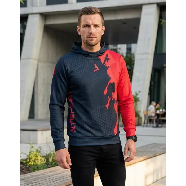  Funktionaler Sweatshirt -Premium von Männern ALTISPORT VOJ/ALM112MI01 SCHWARZ 