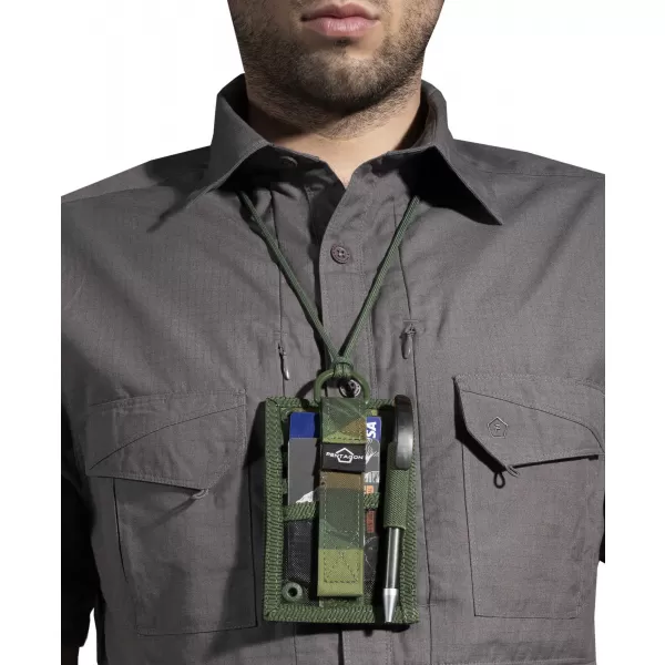  Gehäuse PENTAGON ID CARD HOLDER POUCH CAMO K17096 GRAUES TARNMUSTER 