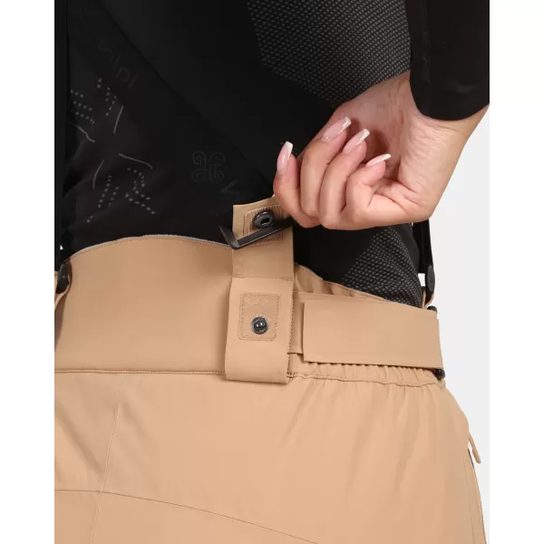  Skihose für Damen KILPI ELARE-W ZL0404KI BEIGE 