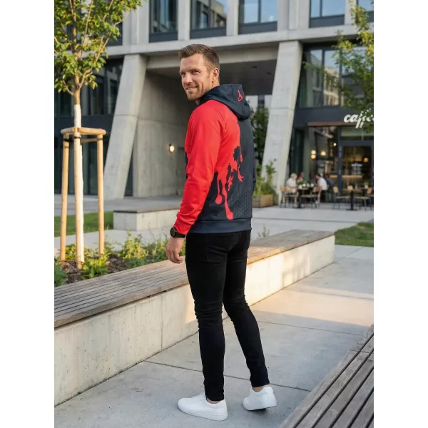  Funktionaler Sweatshirt -Premium von Männern ALTISPORT VOJ/ALM112MI01 SCHWARZ 