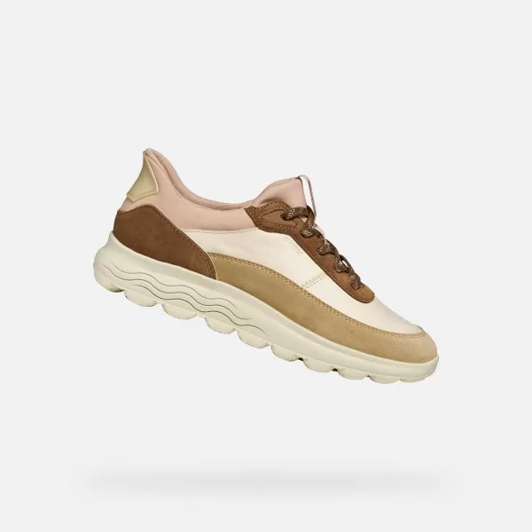  Damen-Sneaker GEOX SPHERICA PLUS G009588 BEIGE 