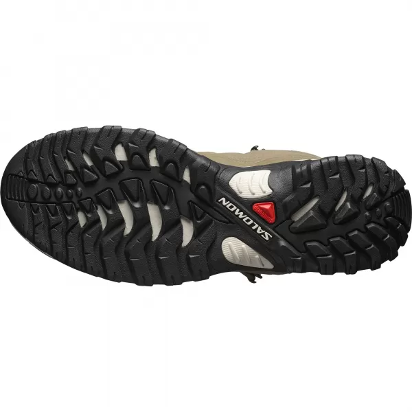  Herrenschuhe SALOMON SHELTER WATERPROOF STEINGRAU/SCHWARZ/REGENTAG 
