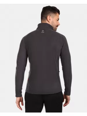Fleece-Sweatshirt für Herren KILPI GLAMER-M ZM0208KI SCHWARZ