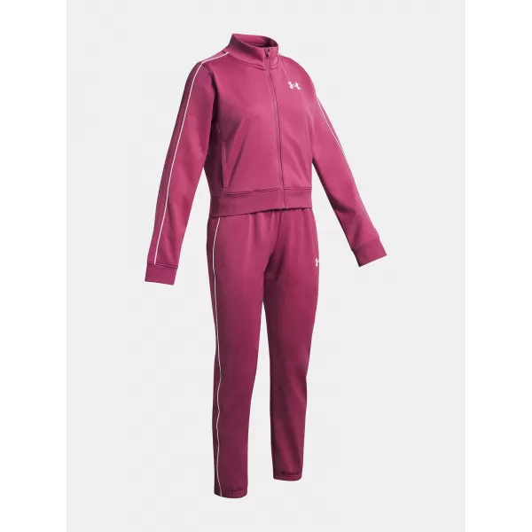  Mädchenset UNDER ARMOUR UA ICON KNIT CROP TRACKSUIT 1386528-659 ROT 